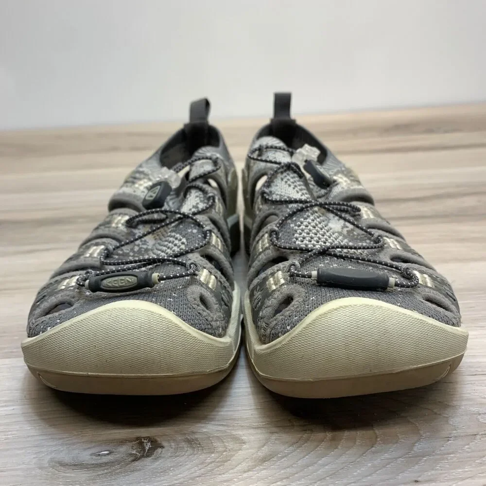 KEEN Sandals Evofit Sz 8 Womens Gray‎ Fisherman Hiking Waterproof Shoes Sport